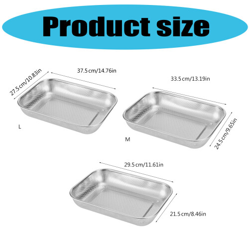 Multipurpose Stainless Steel Vegetable Washer With Flat-M 1