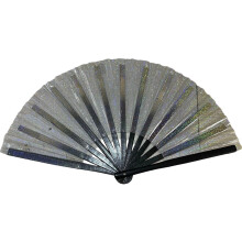Elegante glinsterende PVC-handventilator voor clubevenementen,-2