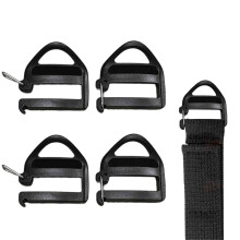 4Stück Verstellbare Schnallen Gurtband, Plastikschnalle für Gurtband, Schnalle für Gurtband, Stegschnalle Klemmschnalle für Rucksack Gepäck