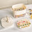 Double Layer Ice Molds With Storage Bin and Lid Easy-Milk white 6