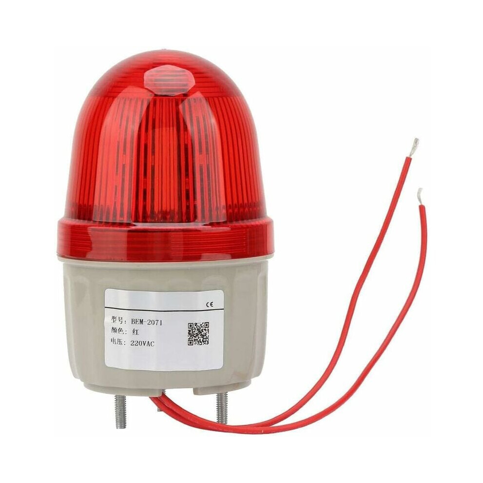 360 Degrees Coverage Industrial Beacon, 220V Ac Super Bright Rotating Warning With Parabolic Reflector Design For Indoor Outdoor Environment Light 9454554262017