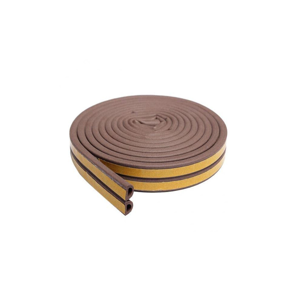 6X5m Foam Selfadhesive Window Door Excluder Sealing Strip Tape D 9X6mm, As Shown, 5 Pcs. 5 Pcs. As Shown. Ref: 7651 9119770877772