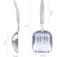 Auxílio prático para cuidar do seu pet, feito de metal resistente que transforma sua vida: remove as fezes do seu gato, reduzindo a fadiga das
