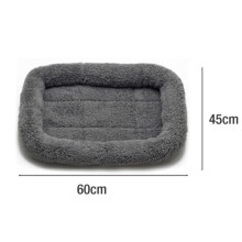 Bordo rialzato del letto, cuscino termico in peluche per gatti per dormire raggomitolati, cuccia per gatti da interno con rilievi antiscivolo,