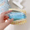 Square Cosmetic Bag Durable Polyester Waterproof Makeup-Blue 3