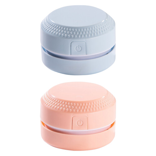 Mini nettoyeur de poussière électrique de bureau,-Bleu 1