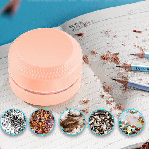 Mini nettoyeur de poussière électrique de bureau,-Bleu 2