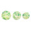 3pcs Elastic Cloth Bread Bowl Covers Kitchen-Green leaf style 1