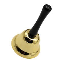 Christmas Decorative Metal Hand Bell For Festival-Gold
