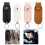 Pepper Sprays Keychain Holder Weather Resistant PU-White 3