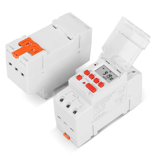 30A High Load 85265VAC 7 Day Digital Programmable Timer Switch Relay Time Control for 16 ON/OFF Output (110V) 1