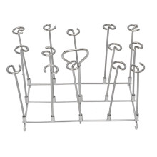 Grelha multifuncional para fritadeira a ar, acessórios de aço inoxidável para cozimento uniforme, ideal para espetinhos, frango, carne, frutos do
