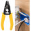 CFS3 Fiber Wire Strippers 3Hole Optical Fiber Stripping Pliers Wire Cutters With Automatic Reset Function 3