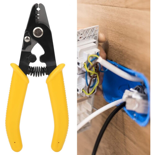 CFS3 Fiber Wire Strippers 3Hole Optical Fiber Stripping Pliers Wire Cutters With Automatic Reset Function 2