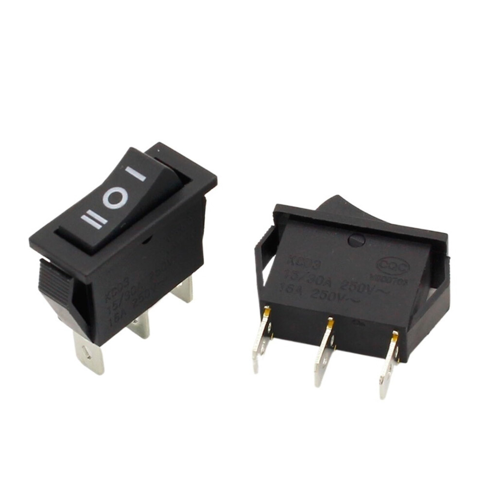 5 Pcs X Ac 10A/250V 15A/125V 3 Pin Spdt Onoffon 3 Position Boat Rocker Switch Ref: 3057 9119770879561