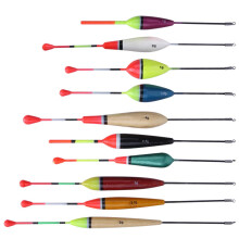 Slip Bobbers, Fiskeflåd Med Sikker Fastgørelse For Pålidelig Bidindikation, Farvestrålende, Miljøvenlig, 10 STK.