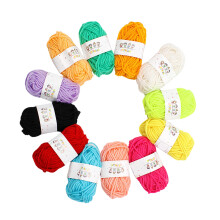 12 Farben Buntes Garn Strickgarn Mehrfarbiges-Gewöhnliches Garn
