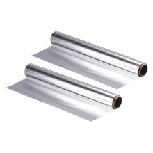 2 rolls nonstick baking aluminum foil, easy to use, aluminum foil with cutting edges for efficient baking