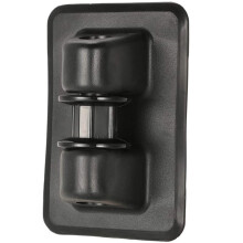Inflatable boats Rope buckle holder Wheel anchor roller Mounting patches Black