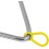 TRI14MT Triangle with Racket  8' Single Pack 2