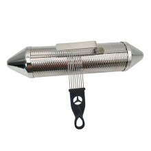Metal Guiro Instrument Shaker Guiro Shaker with scraper musical trument round cylinder Latin percussion truments 3x15 Ref: 3819