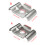Accessoires de fixation de clôture à Double-304 acier inoxydable 4