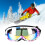 Einlagige professionelle Skibrille, winddicht, für 11
