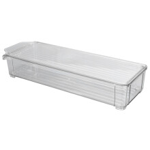Nerozbitné, víceúčelové boxy do spíže, průhledný design, potravinářský plast, snadno se čistí, stohovatelné úložné boxy,
