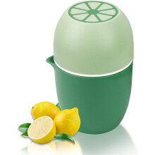 Bærbar manuel citruspresser, kraftig håndholdt ergonomisk design, til frisk lime-appelsinjuice på farten, skridsikre håndtag sikrer et behageligt