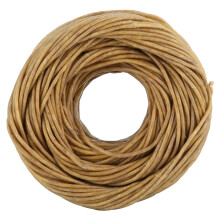 Mèche en cire d'abeille et chanvre non toxique pour loisirs créatifs, cordon en cuir véritable pour la fabrication de bijoux, compatible avec les