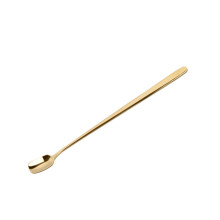 Cocktail Stirrer Stainless Steel 17 x 1.5 cm Gold Stirrers for Coffee Tea Fruit Juices Golden 17.00X1.50X0.10CM