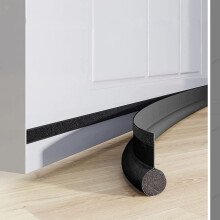 Guarnizione per porte, paraspifferi con retro adesivo e chiusura a strappo, tessuto resistente all'abrasione per porte e finestre, si sposta