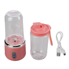 Bærbar blender til smoothies USB-genopladelig personlig blender med 6 knive i rustfrit stål BPA-fri fødevaregodkendt materiale Skridsikker base