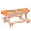 Poultry feeder, drinker set without waste with wooden stand  accessories 1