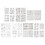 Water Soluble Hand Sewing Stabilizers Pre-Printed-Q style 2