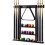 Billiard cue stand, holder, wall mount, accessories, solid oak, B6 Holes Ref: 2791 1