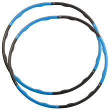 Sports Hula Hoop Fitness Hoop: Set of 2 Hula Hoops, Foam Coat, Massage Nubs, 1.2 kg (Massage, Massage Knobs, Hoop)