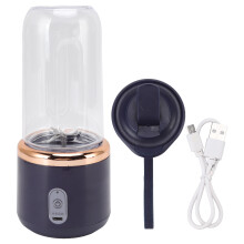 Bærbar blender til smoothies, USB-opladelig juicer, mini med 6 blade, hurtig hastighed, 21000 o/min, fødevaregodkendt ABS-materiale, letvægts, nem