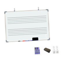 Music Whiteboard Double Sided Laptop Dry Erase Board for Office Home Kitchen