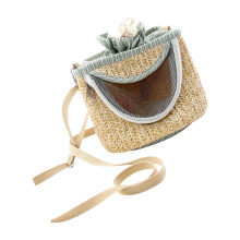 Small Pet Transport Shoulder Bag Carriers Bag For Sugar-Green
