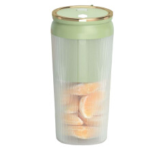 Bærbar juicerblender til frisk juice med kraftfuld motor og knive i rustfrit stål til fødevarekvalitet, USB-magnetisk trådløs opladning,