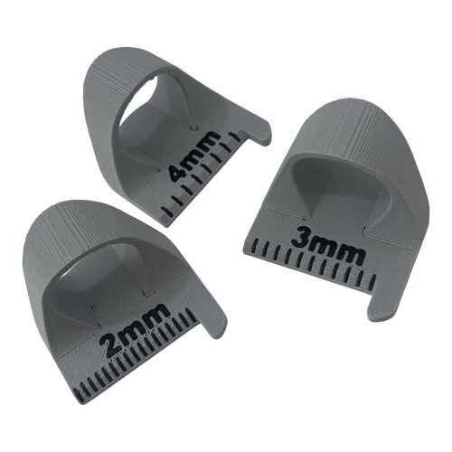 3Pcs Patchwork Quilting Ruler Measuring Tool Sewing-grey