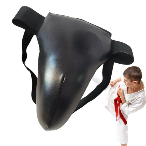 Groin Guard for Kickboxing  Adjustable Groin Guard Cup Boxing Black Ref: 4021