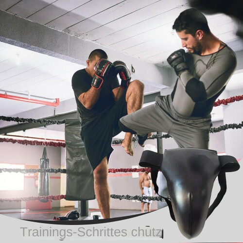 Groin Guard for Kickboxing  Adjustable Groin Guard Cup Boxing Black Ref: 4021 1