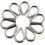 Triangular cable clamps, rigging accessories, fastening, workpiece, cable, wire rope, protective sleeve, durable, thimble, 10 pieces Ref: 1188 4