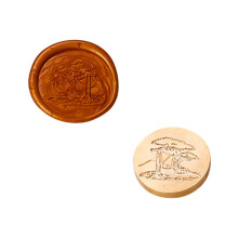 Vintage Wax Seal Stamp Head Embossed Seal Stamp Replacement-07