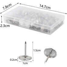 Decorative Furniture Nails, Antique Style Upholstery Tacks Easy Installation with Pliers and Hammer for Sofas, Chairs, Beds, Ideal for DIY Projects