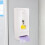 Dispenser compatto per sacchetti della spesa, organizer in plastica da parete per ottimizzare lo spazio. 4