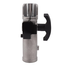 Shaft Connector for Garden Tools, 26mm 7 Spline Brush Cutter Shaft Connector Join Clamp with Secure and Connection, Aluminum Material Garden Tool