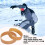 Snowboard binding holder  Adjustable ski brake straps, retaining devices Ref: 6007 3